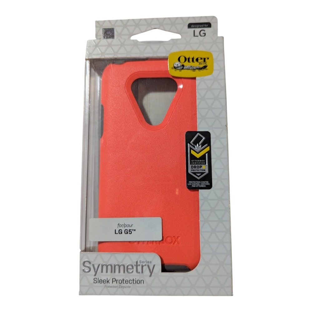 Y4. Otterbox Symmetry Sleek Protection Case For LG G5 -‎ Hot Pink/Gray